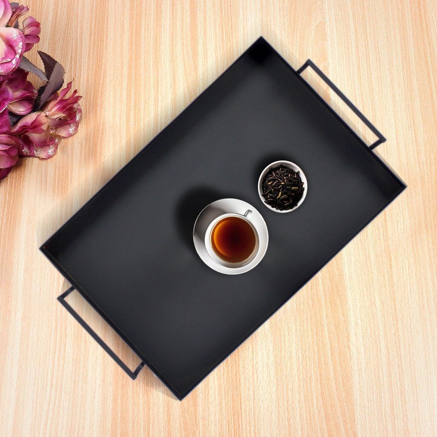 Anaya Metal Tray With Handle
