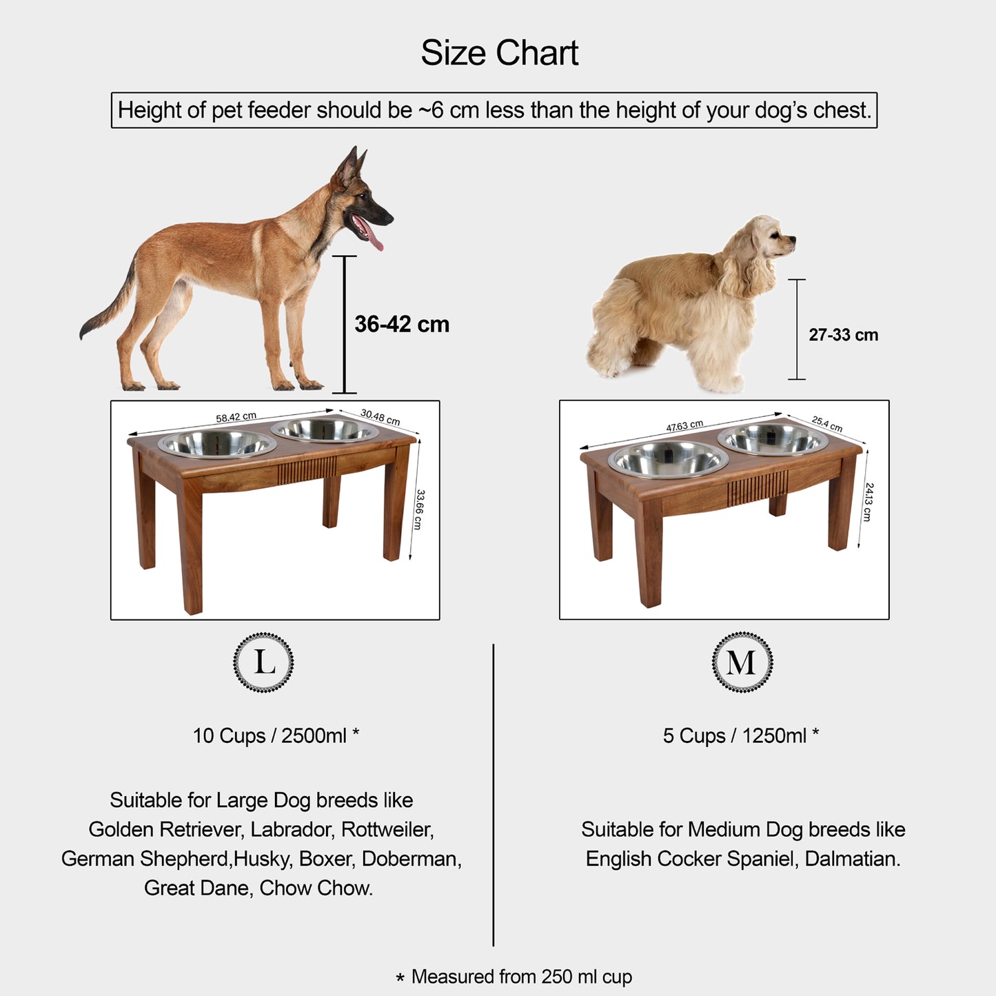 Fluffy Elevated Dog Feeder