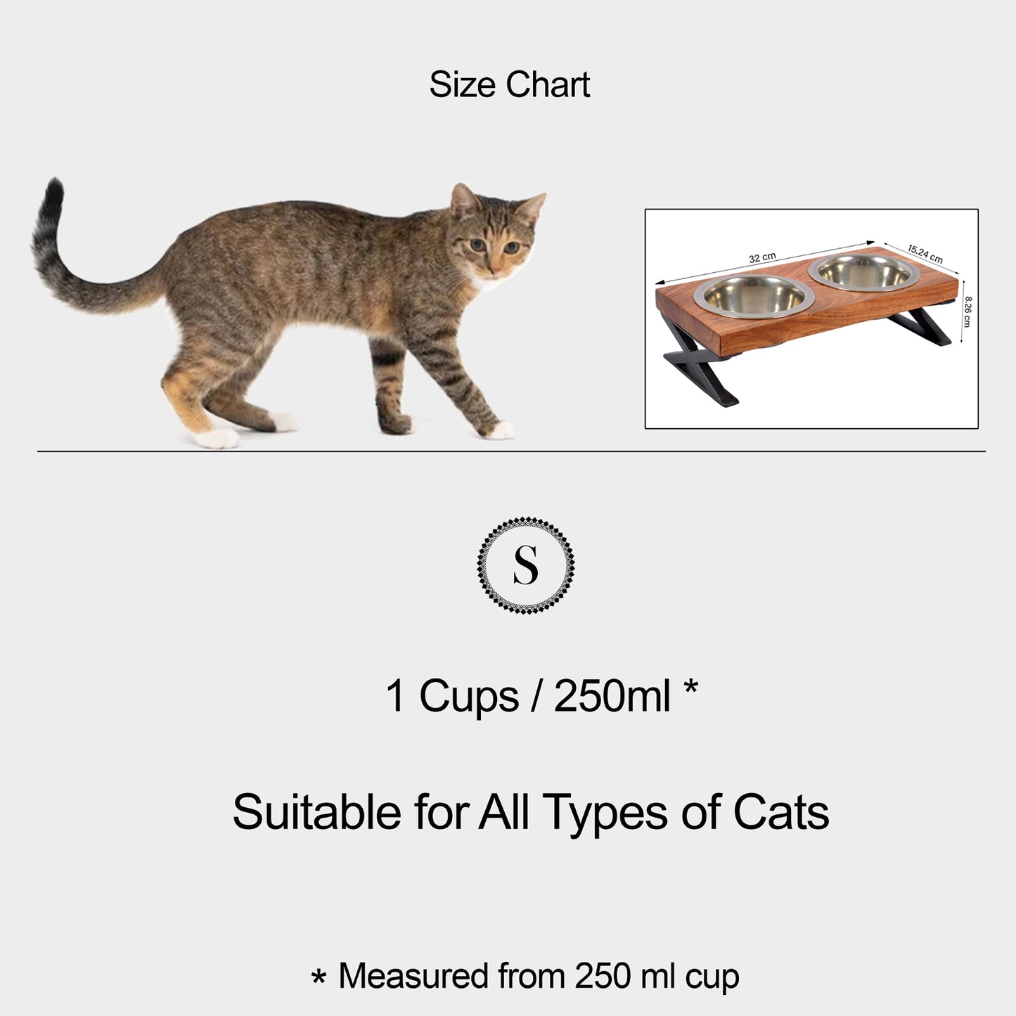 Milo Elevated Cat Feeder