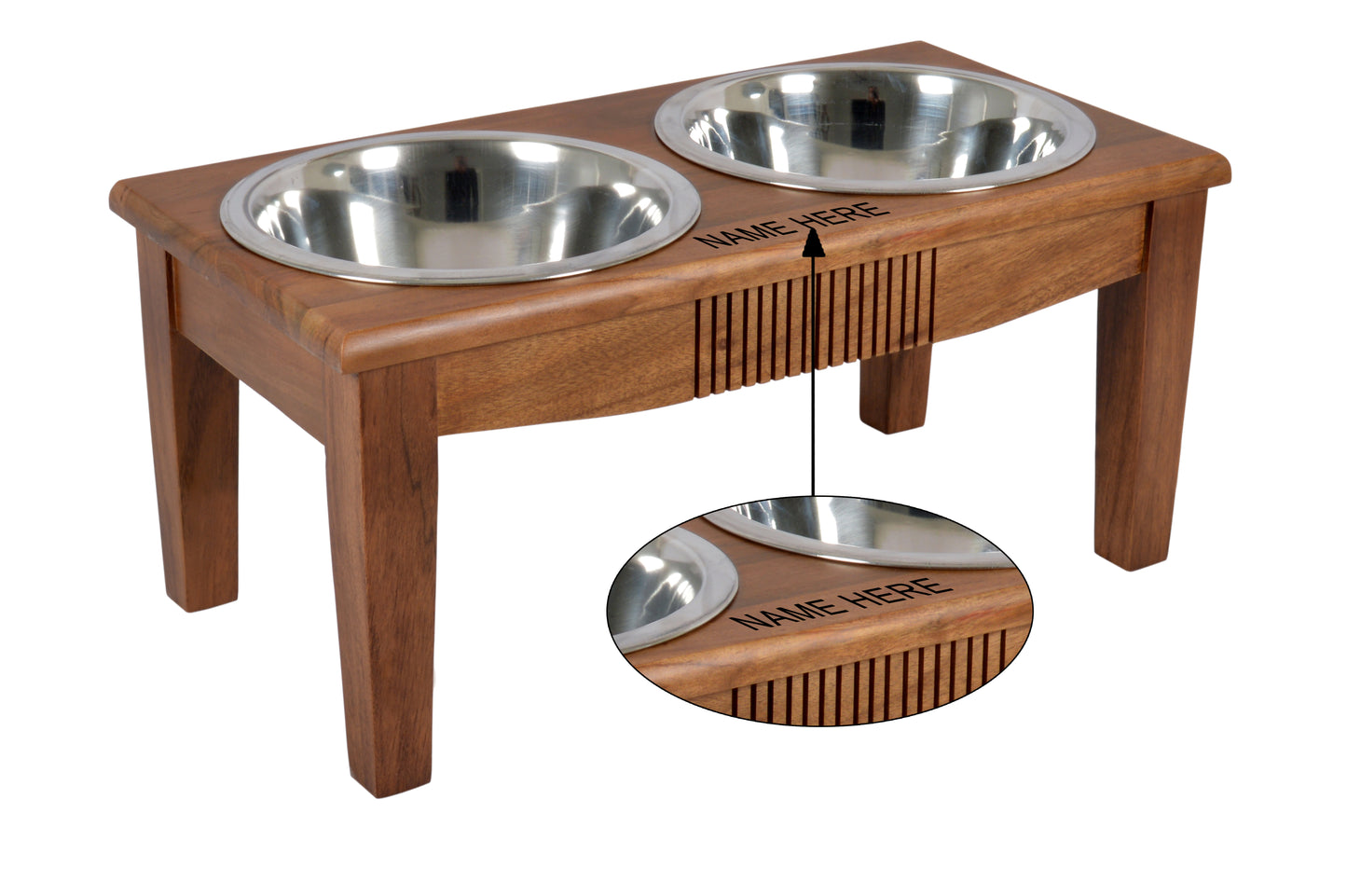 Fluffy Elevated Dog Feeder