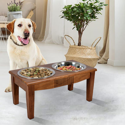 Fluffy Elevated Dog Feeder