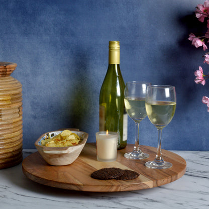 Samya Wooden Lazy Susan