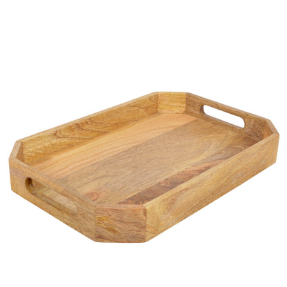 Amara Wooden Tray With Self Handle