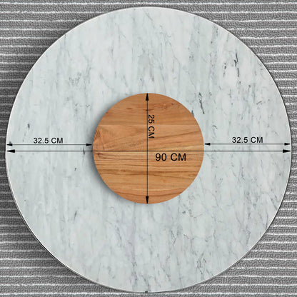 Samya Wooden Lazy Susan